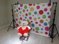 5ft x 6ft Colorful Polka Dots backdrop