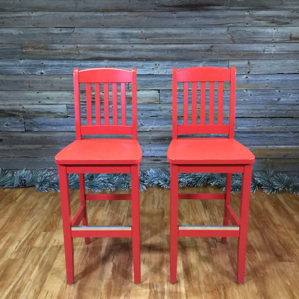 Red chairs